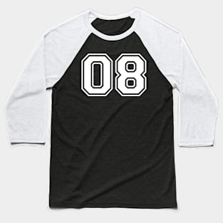 JERESEY NUMBER 08 Baseball T-Shirt